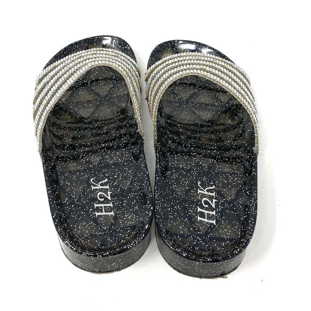 H2K Kid’s Sandal Black Silver s13